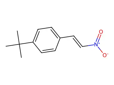 1-tert-butyl-4-((E)-2-nitroethenyl)benzene structure
