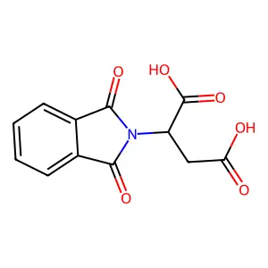 Butanedioic acid, (1,3-dihydro-1,3-dioxo-2H-isoindol-2-yl)-, (R)- structure