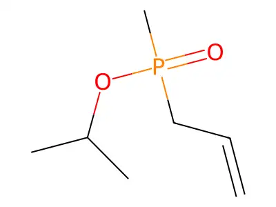 Phosphinic acid, allylmethyl-, isopropyl ester structure