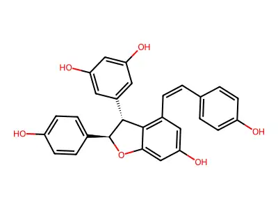 Epsilon-viniferin structure