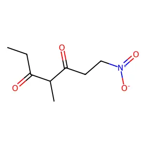 3,5-Heptanedione, 4-methyl-1-nitro- structure