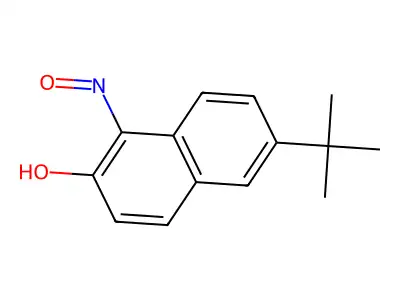 6-Tert-butyl-1-nitrosonaphthalen-2-ol structure