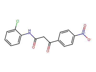 2'-Chloro-2-(4-nitrobenzoyl)acetanilide structure