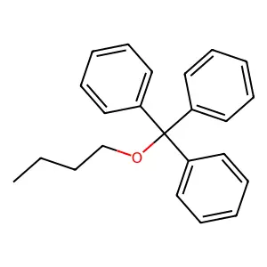 Ether, butyl trityl structure