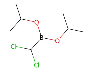 Dichloromethyldiisopropoxyborane structure