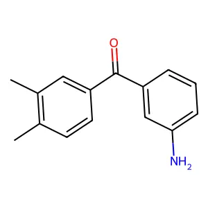 (3-Aminophenyl)(3,4-dimethylphenyl)methanone structure