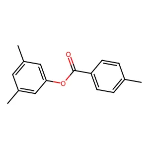 p-Toluic acid, 3,5-dimethylphenyl ester structure