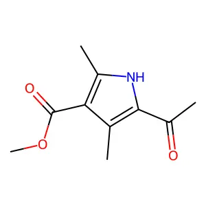 methyl 5-acetyl-2,4-dimethyl-1H-pyrrole-3-carboxylate structure