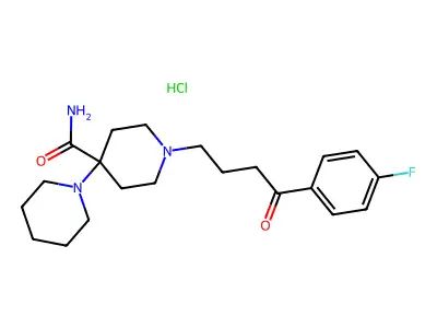 Pipamperone HCl structure