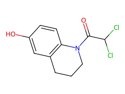 1-(Dichloroacetyl)-1,2,3,4-tetrahydroquinolin-6-ol structure