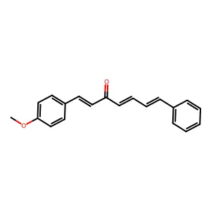 1-(4-Methoxyphenyl)-7-phenyl-1,4,6-heptatrien-3-one structure