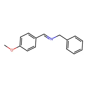 p-Methoxybenzylidene-benzyl-amine structure