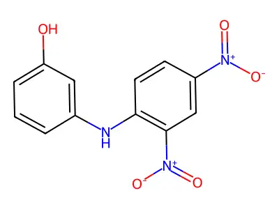3-(2,4-Dinitroanilino)phenol structure