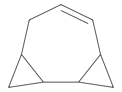 Tricyclo(6.1.0.02,4)non-5-ene, (1alpha,2beta,4beta,8alpha)- structure