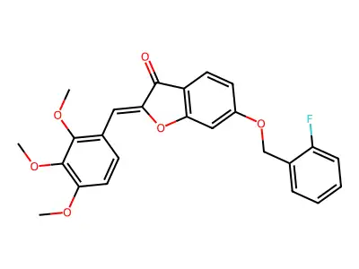 C25H21FO6 structure