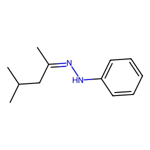 1-(4-Methylpentan-2-ylidene)-2-phenylhydrazine structure