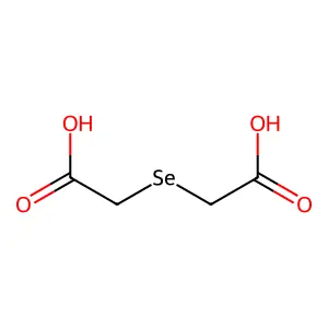 Acetic acid, selenodi- structure