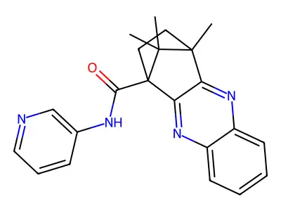 C22H22N4O structure