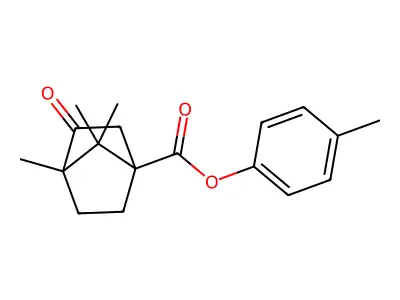 4-Methylphenyl 4,7,7-trimethyl-3-oxobicyclo[2.2.1]heptane-1-carboxylate structure