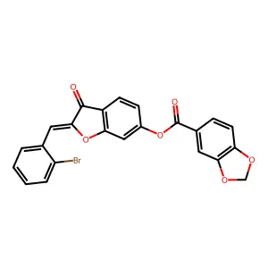 C23H13BrO6 structure