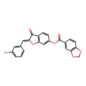 C23H13BrO6 structure