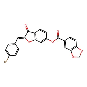 C23H13BrO6 structure