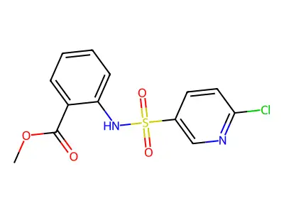 Methyl 2-(6-chloropyridine-3-sulfonamido)benzoate structure