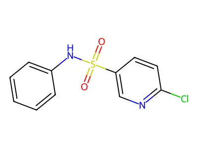 6-chloro-N-phenylpyridine-3-sulfonamide structure