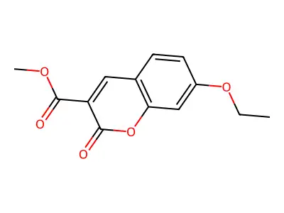 Methyl 7-Ethoxy-2-oxo-2H-chromene-3-carboxylate structure
