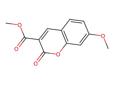methyl 7-methoxy-2-oxo-2H-chromene-3-carboxylate structure