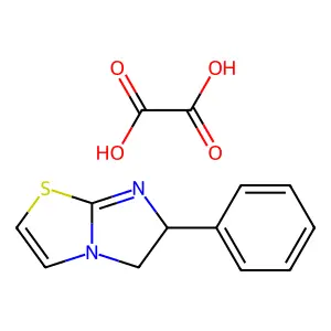 Imidazo[2,1-b]thiazole, 5,6-dihydro-6-phenyl-, ethanedioate (1:1) structure