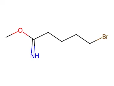 Pentanimidic acid, 5-bromo-, methyl ester structure