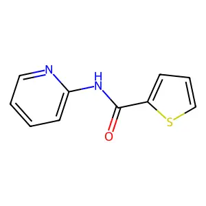 2-Thiophenecarboxamide, N-2-pyridinyl- structure