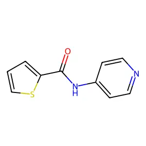 N-(4-Pyridinyl)-2-thiophenecarboxamide structure