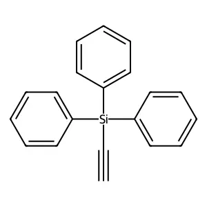 (Triphenylsilyl)acetylene structure