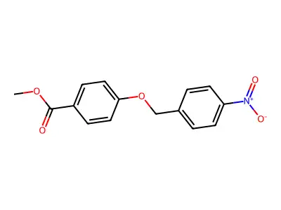 Methyl 4-[(4-nitrobenzyl)oxy]benzoate structure