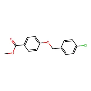 Methyl 4-[(4-chlorophenyl)methoxy]benzoate structure