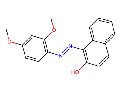 1-[(2,4-Dimethoxyphenyl)azo]-2-naphthol structure