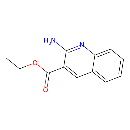 Ethyl 2-aminoquinoline-3-carboxylate structure
