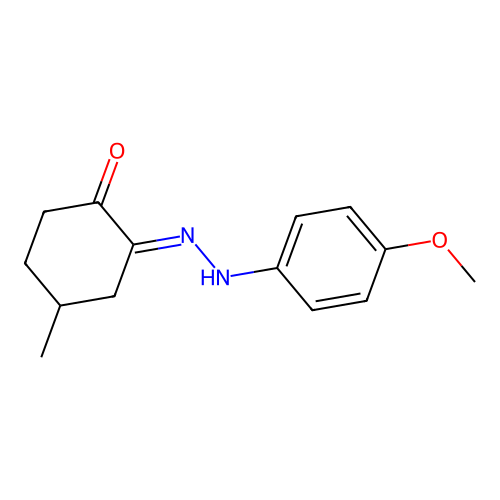 4-Methylcyclohexane-1,2-dione 2-((4-methoxyphenyl)hydrazone) structure