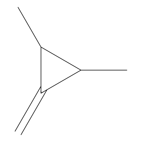 Cyclopropane, 1,2-dimethyl-3-methylene- structure