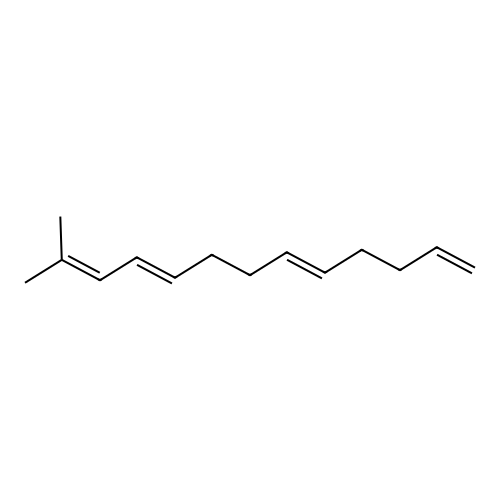 1,5,9,11-Tridecatetraene, 12-methyl-, (E,E)- structure