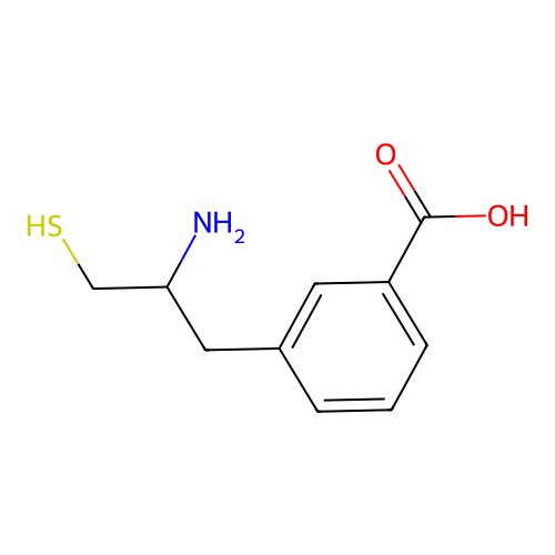 3-(2-Amino-3-mercapto-propyl)-benzoic acid structure