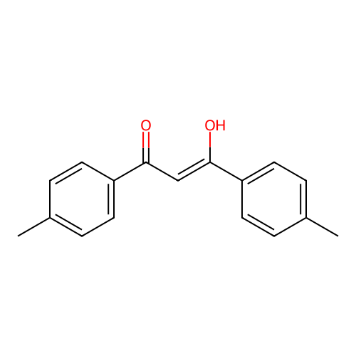 2-Propen-1-one, 3-hydroxy-1,3-bis(4-methylphenyl)-, (2Z)- structure