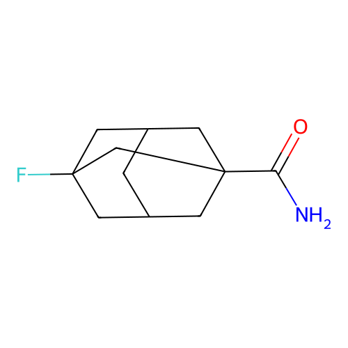 3-Fluoro-1-adamantanecarboxamide structure