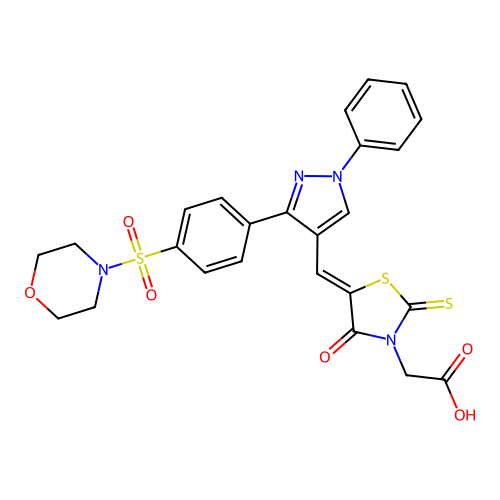 rhodanine derivative, 31 structure