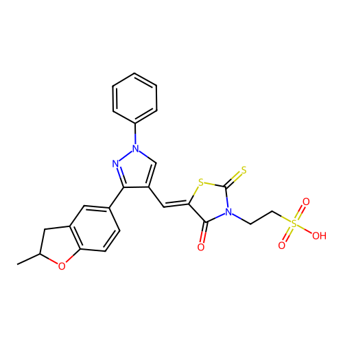 rhodanine derivative, 39 structure