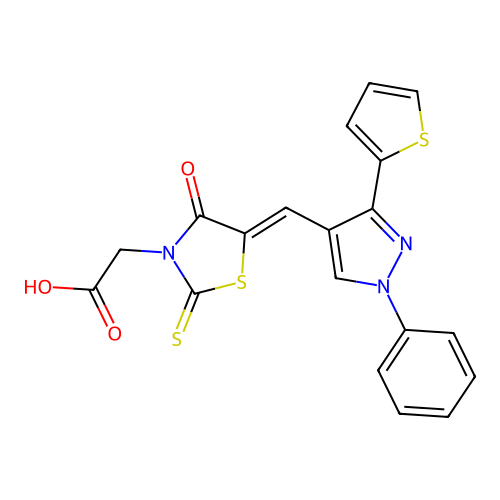 rhodanine derivative, 29 structure