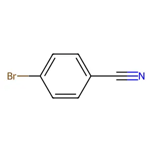 4-溴苯甲腈 structure