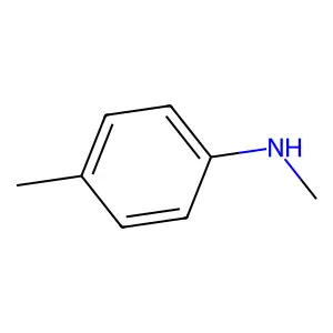 Benzenamine, N,4-dimethyl- structure